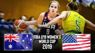 Australia U19 🇦🇺 v USA U19 🇺🇸 - Classic Full Game | FIBA U19 Women's World Cup 2019