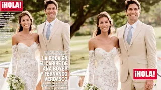 La primera imagen de la boda de Ana Boyer y Verdasco