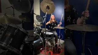 Heart - Magic Man (Drum Cover / Drummer Cam) Performed LIVE by Female Drummer Lauren Young  #Shorts