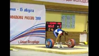 Nadezda Evstyukhina 165kg Clean & Jerk