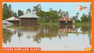 Floods have displaced 12,000 people in Homa Bay county