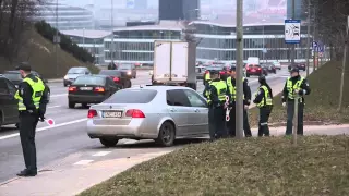 Vilniaus kelių policijos pareigūnų reidas