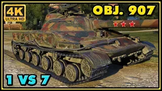 Object 907 - 10 Kills - 10,3K Damage - 1 VS 7 - World of Tanks Gameplay