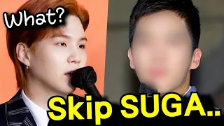 How BTS SUGA Teaches a Reporter who Ignores him as an Unpopular Member