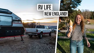 Our Crazy RV Road Trip Continues To VERMONT & NEW HAMPSHIRE!