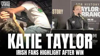 Irish Boxing Fans Go BALLISTIC at Madison Square Garden After Katie Taylor's Win vs. Amanda Serrano
