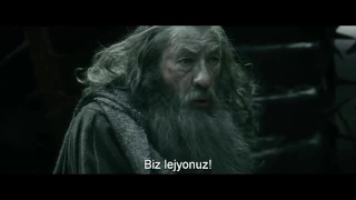 The Hobbit 2  Gandalf vs Azog  Sauron in Dol Guldur Desolation of Smaug 1080p HD Turkish Subtitle