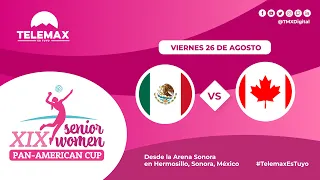 🔴🏐 #CopaPanamericana Senior Women XIX |🇲🇽  México vs Canadá 🇨🇦| 25 de agosto | #TelemaxEsTuyo