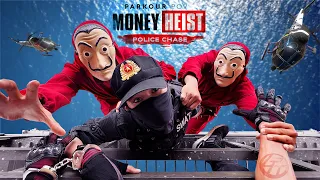 Parkour MONEY HEIST | Face To Face | POLICE CHASE In REAL LIFE ver4.3 POV Movie