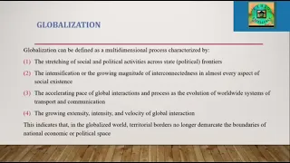 Chapter 4 Globalization and Regionalism