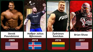 Arnold Strongman Classic All Winners