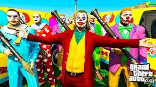 ДЖОКЕР И АРМИЯ КЛОУНОВ НАПАЛИ НА ГОРОД В ГТА 5 МОДЫ! JOKER ОБЗОР МОДА В GTA 5! ИГРЫ ГТА ВИДЕО MODS