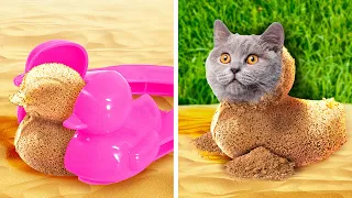 Extreme SUMMER PET GADGETS! 🤯 How to SNEAK PETS ANYWHERE | Funny PET Hacks by La La Life Games