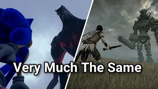 The Similarities Between Sonic And Shadow Of The Colossus - Sonic Frontiers