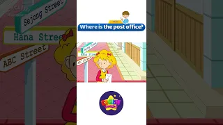 [Where] Where is the post office? - Easy Dialogue - Role Play #shorts