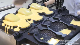 Taiyaki maker machine fish waffle maker