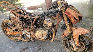 Restoration OldＫＡＷＡＳＡＫＩ| Restored Two-stroke Ｒｅｂｅｌ engine USA  #rebel2r 3