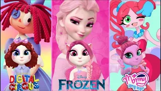 My talking angela 2 and Ragatha and Frozen Elsa and Mommy Long Legs NAW VIRUS