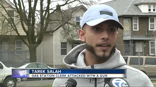 Gas station clerk fights for his life as armed customer attacks