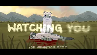 Watching you YCH meme / blood