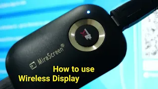 Training to use MiraScreen G9 Plus Wireless Display HD TV