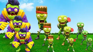 Plants vs Zombies 2 | Family Superhero VS Full Zombie Premium | 2D 3D Animation IRL