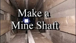 HOW TO TIMBER A MINE SHAFT !!! The Easy Way. ask Jeff Williams
