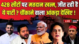 Lok Sabha Chunav Voting Live : 428 सीटों से पता चल गया कौन सी पार्टी जीत रही है ? BJP । Congress