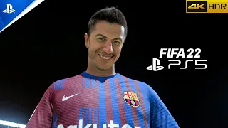 FIFA 22 | Barcelona vs Bayern Munich ft. Lewandowski | PS5 Gameplay 4K