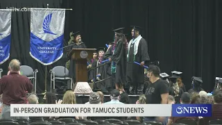 TAMUCC holds in person graduation ceremonies at American Bank Center