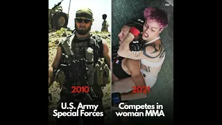 A woman vs MMA Transgender fighter Alana McLaughlin