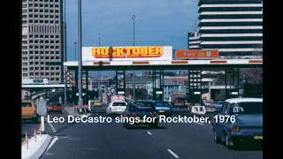 Leo DeCastro sings for Rocktober, 1976
