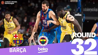 Abrines sends Barca to first place! | Round 32, Highlights | Turkish Airlines EuroLeague