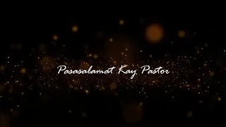 PASASALAMAT KAY PASTOR | Lyric Video | SOLO | LOW PITCH