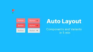 Как сделать Компоненты и Варианты в Figma / Component and Variants with Auto Layout in 7 minutes