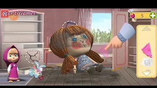 Masha and the Bear /Free house cleaning games and laundry games for girls