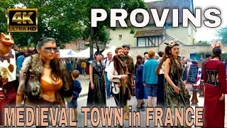 🇫🇷Provins, France 4K - Walking Tour 2022 - One of Europe’s Largest Medieval Festival