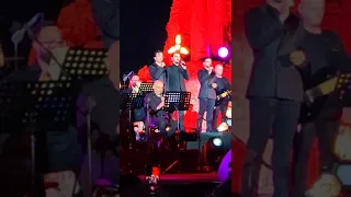 My video from 6 row: Exctasy of Gold, Il Volo, Taormina, 11 June 2022