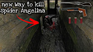 Trying new way to kill spider Angelina (Granny new update 1.8)