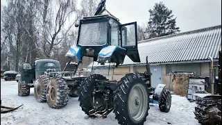Строим самый быстрый трактор Беларус! Снимаем кабину и мотор!