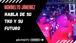 Norbelto Meneito Jimenez luego de ganar por TKO
