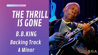 The Thrill Is Gone - B.B. King Backing Track A Minor.