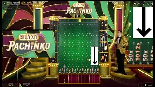 Crazy Pachinko Live  - big multipliers