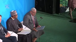 Fijian Prime Minister presents action plan at the Climate Summit