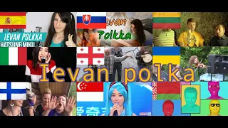 who sang better than 10 countries Ievan polkka cover