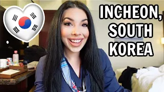 International Flight Attendant Life - 25 HOUR LAYOVER IN INCHEON, SOUTH KOREA ✈️🇰🇷