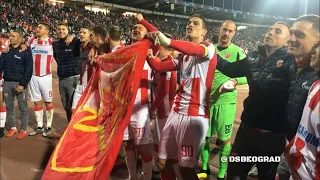 Delije i igrači nakon velike pobede | Crvena zvezda - Liverpool 2:0