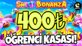 🍭 Sweet Bonanza 🍭400₺ Küçük Kasa ile Nasıl Oynanır? | Siz İstediniz Ben Anlattım! | Big Win!