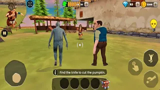 Grandpa and Francis In Scary Teacher Stone Age New Level Update - Android 2023