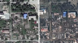 New satellite images show the devastating damage to Mariupol, Ukraine
